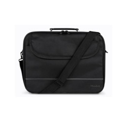 Borsa notebook hamlet per 5.6" con tasca e tracolla nero [xnbag156bl]