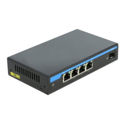 Switch delock giga ethernet 4p poe+1sfp [87765]