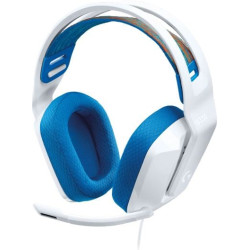 Cuffie da gioco logitech g335 wired cablate 3.5mm bianco [981-001018]