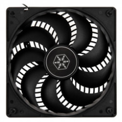 Ventola 120x120x25 silverstone sst-ap120i nero [sst-ap120i]