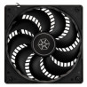 Ventola 120x120x25 silverstone sst-ap120i nero [sst-ap120i]