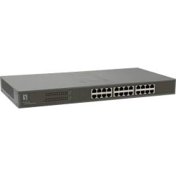 Switch levelone gigabit ethernet a 24 porte argento [gsw-2457]