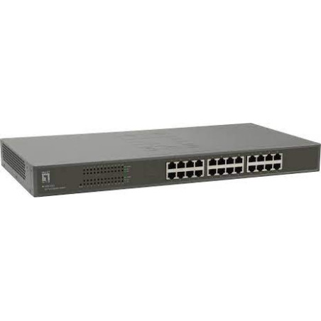Switch levelone gigabit ethernet a 24 porte argento [gsw-2457]