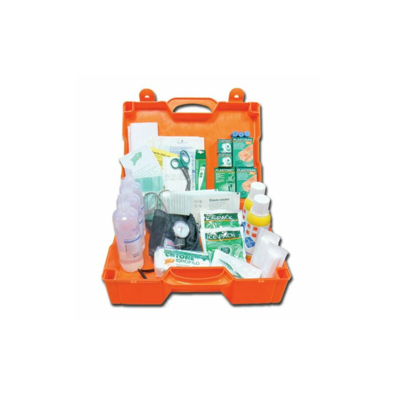 Kit pronto soccorso gima in valigetta plastica 1pz [34195]