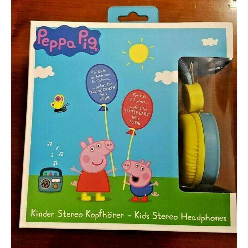 Cuffie peppa pig 4side cablato blu [pp0582d]
