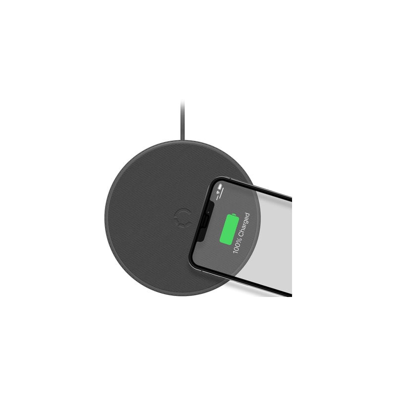 Caricabatterie wireless cygnett powerbase ii 10w wireless nero [cy3278ppwir]