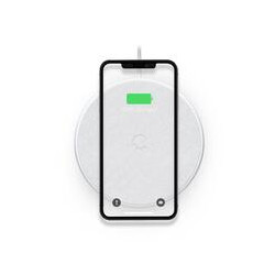 Caricabatterie wireless cygnett powerbase ii 10w wireless bianco