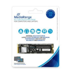Ssd 256gb mediarange m.2 2280 nvme pcie 3.1 x4 20 gb/s nero [mr1031]