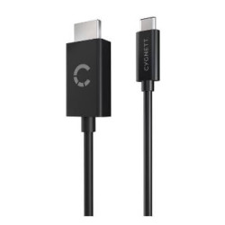 Cavo cygnett essentials usb-c a hdmi 4k nero [cy3305hdmic]