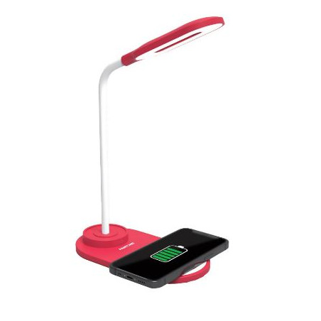 Lampada pantone per caricabatterie wireless mini rosso [pt-ld001r1]