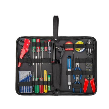 Kit valigetta portautensili goobay 20 utensili + set di saldatura