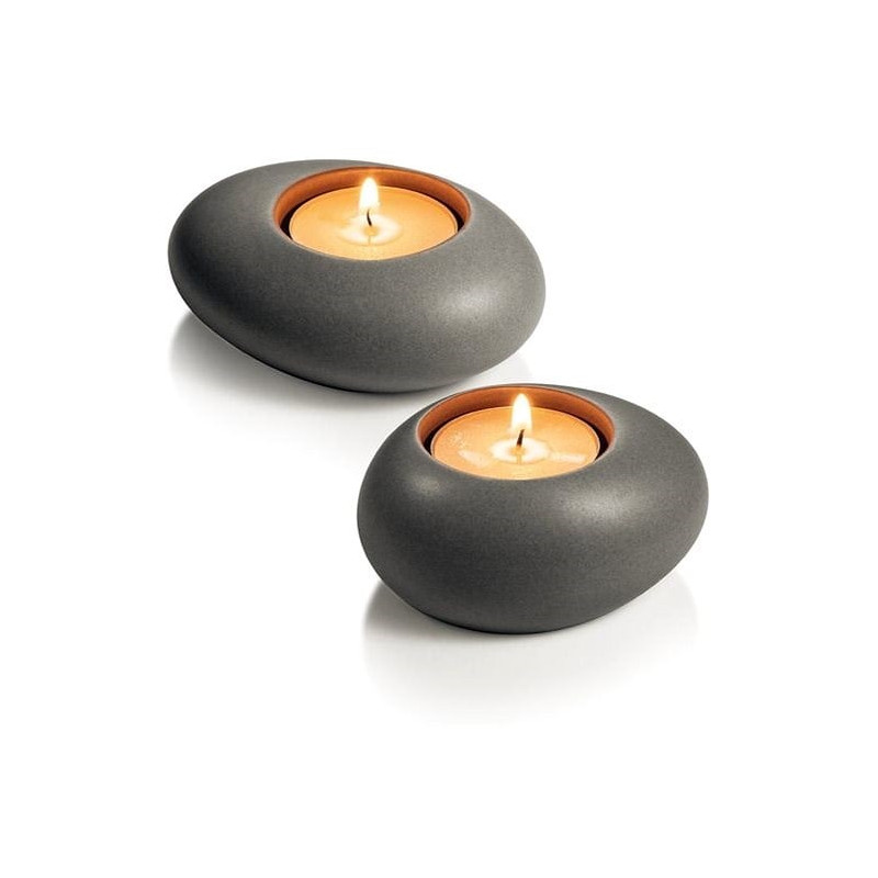 Candele tescoma fancy home 2 pz gigio [906850.43]