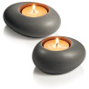 Candele tescoma fancy home 2 pz gigio [906850.43]