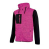 Felpa da lavoro u power rainbow donna fullzip m balck/fuscia [ey174bf-m]