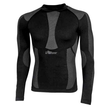 Maglia intima termica u power curma s/m nero [sk139bc-s/m]
