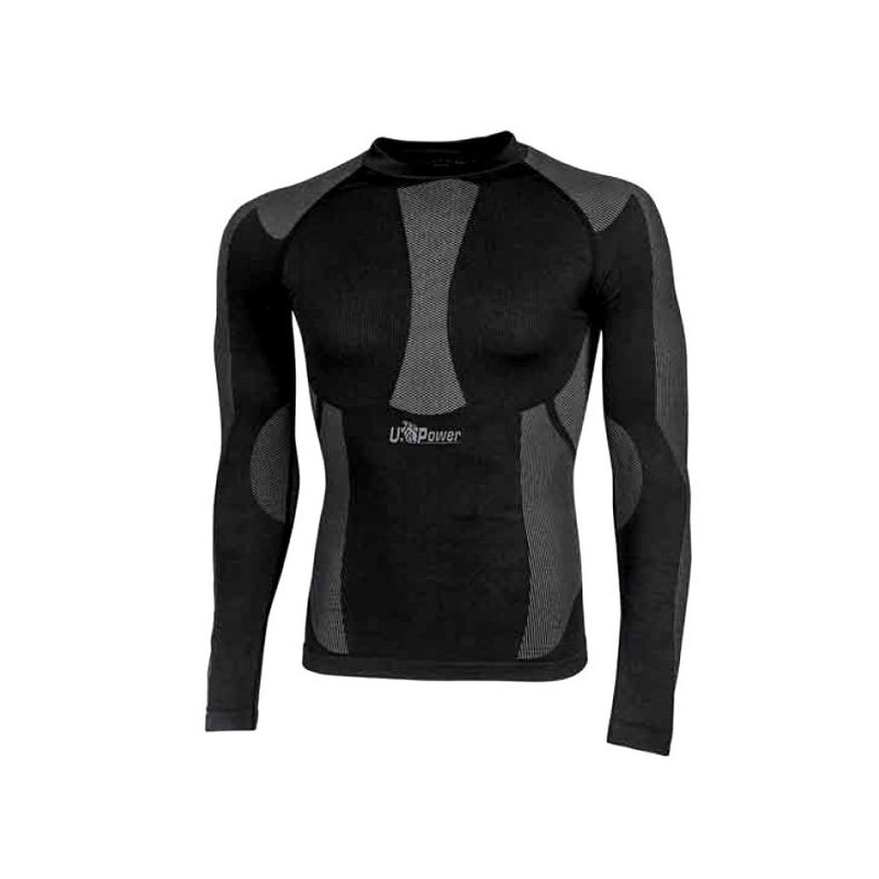 Maglia intima termica u power curma 2xl/3xl nero [sk139bc-2xl/3xl]