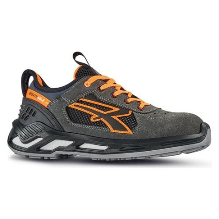 Scarpe di sicurezza u-power ryder s1p n 45 grigio/arancio [rs20016-45]