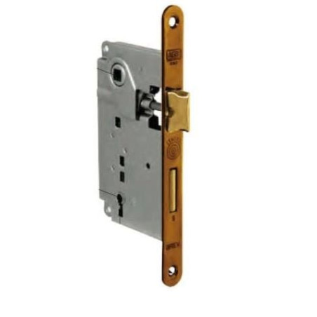 Serratura da infilare legno agb serrature 1001 centro e50 bronzo