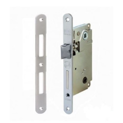 Serratura da infilare legno agb serrature 1005 centro e50 bagno cromo