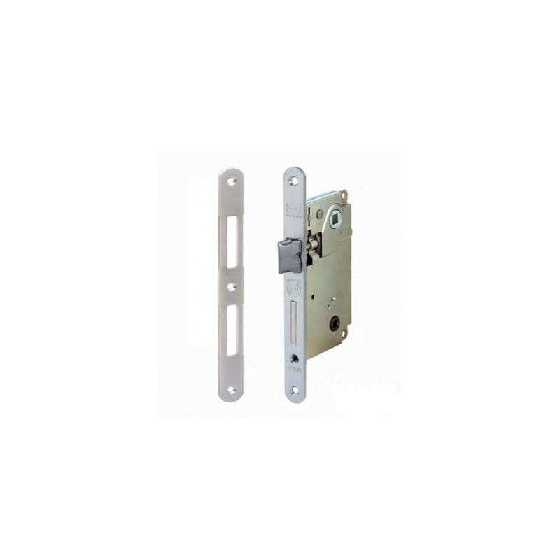 Serratura da infilare legno agb serrature 1005 centro e50 bagno cromo