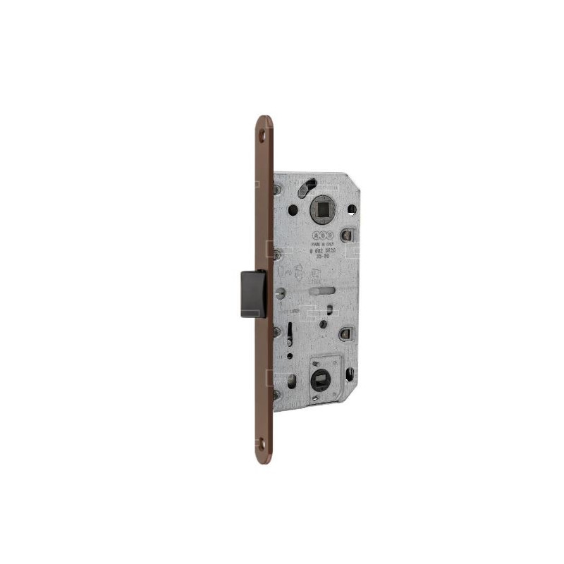 Serratura infilare legno agb serrature 1102 mediana e35 bagno bronzo