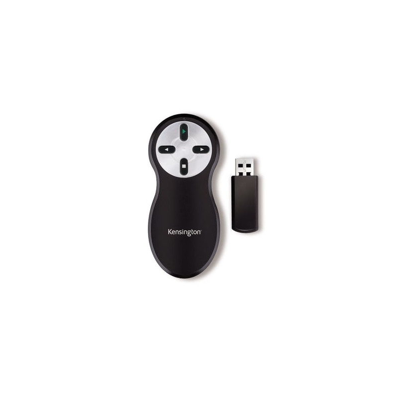 Presenter kensington wireless usb nero/cromo [k33373eu]