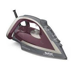 Ferro da stiro tefal smart protect plus secco/vapore bordeaux/grigio
