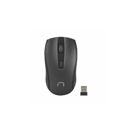 Mouse natec jay 2 wireless 1600 dpi ottico nero [umnatrbd0000025]