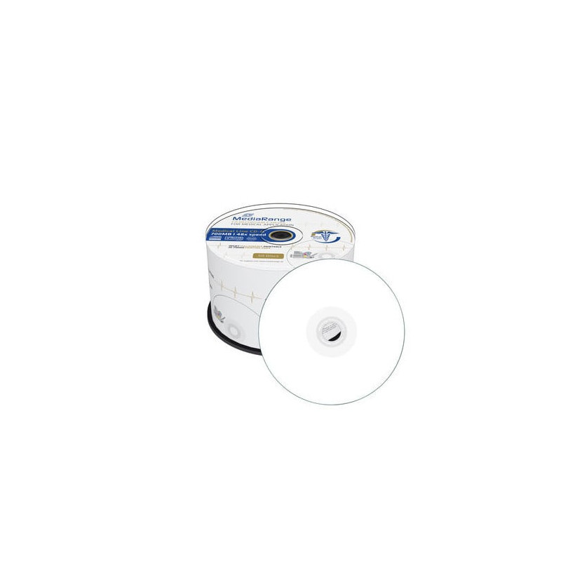 Confezione cd-r mediarange 700m slimcase 48x - 50 pz medical