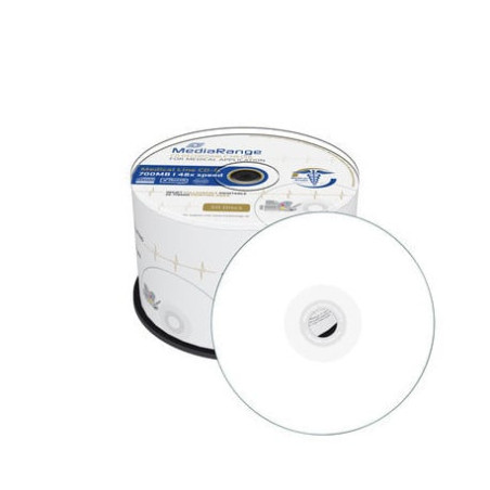 Confezione cd-r mediarange 700m slimcase 48x - 50 pz medical
