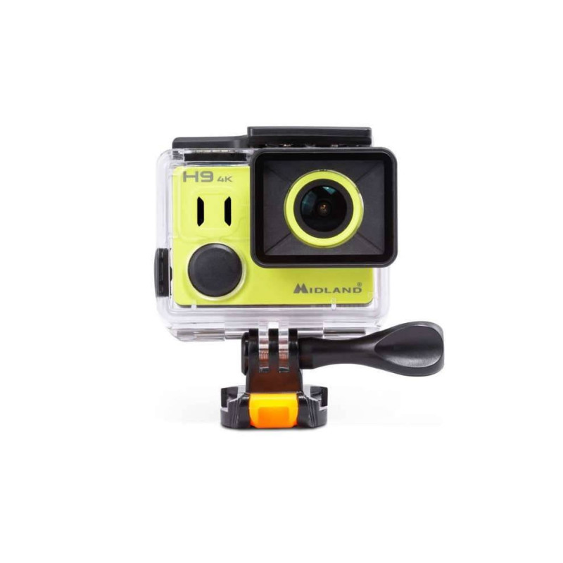 Videocamera action cam midland h5 full hd 1920x1080p nero/giallo