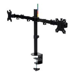 Supporto monitor kensington doppio schermo nero [k55409ww]