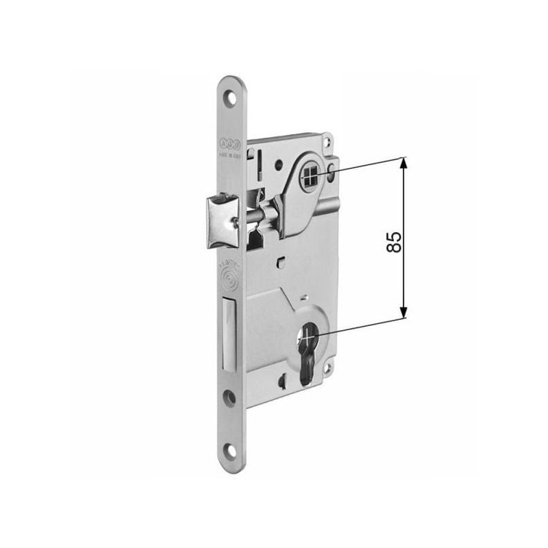 Serratura infilare agb per porte [b01024.50.34]