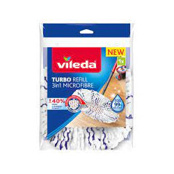 Mocio lavapavimenti vileda turbo 3in1 in microfibra [167749]
