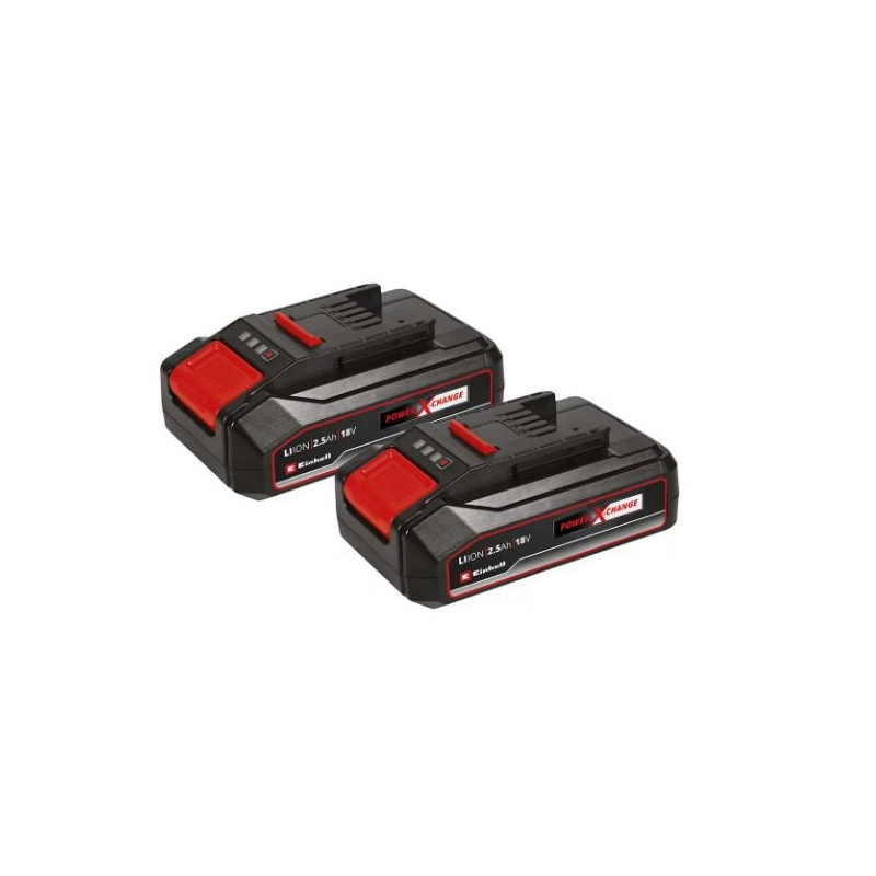 Kit caricabatterie einhell power x-change akku 18v 2,5ah confezione