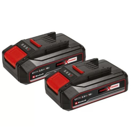 Kit caricabatterie einhell power x-change akku 18v 2,5ah confezione