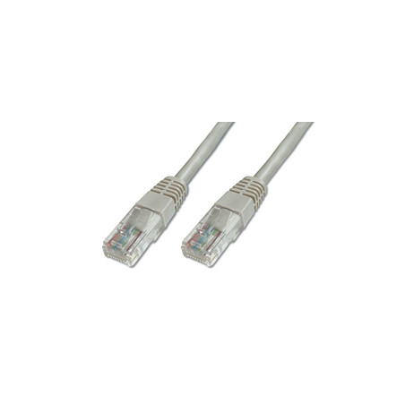 Patch cable digitus rj45 u/utp cat5e 1,00m gray [dk-1511-010]