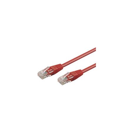 Patch cavo rj45 u/utp cat5e 0,50m red