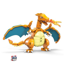 Set da costruzione megabloks mega construx pokemon dracaufeu [gwy77]