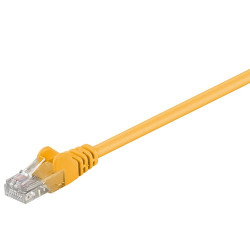 Patch cavo rj45 u/utp cat5e 1,00m yellow [-+--]