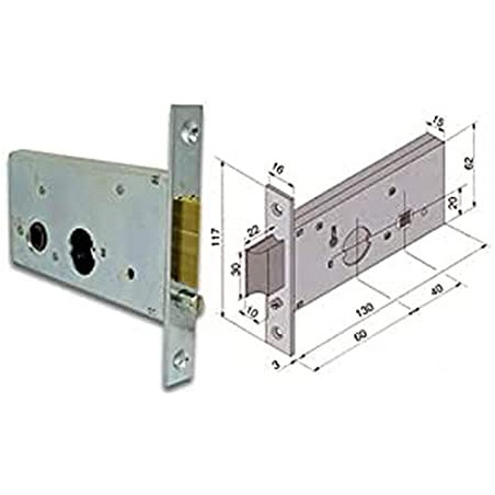 Serratura cisa f [44155.70.0]