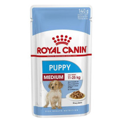 Cibo umido per cani royal canin cucciolo medio 140 x 10g