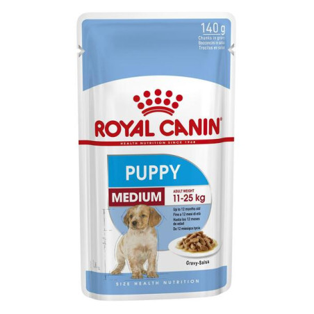 Cibo umido per cani royal canin cucciolo medio 140 x 10g