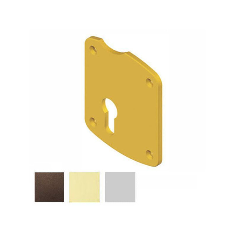 Bocchetta asimmetrica disec 28mm dx bronzato [a1608dx-fb]