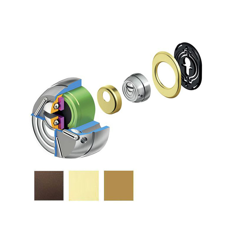 protettore blindo sferik disec 31mm cromo satinato [rws68-25d1p-at]