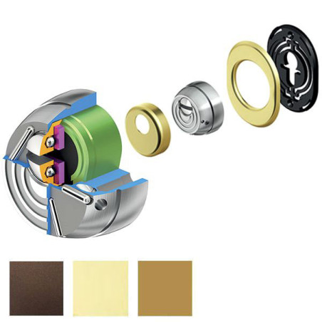 protettore blindo sferik disec 31mm cromo satinato [rws68-25d1p-at]