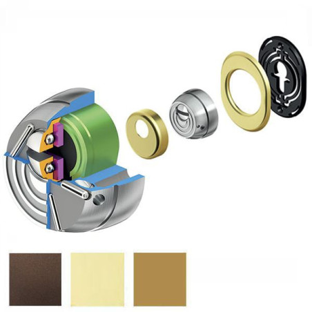 Protettore blindo sferik disec 38mm oro lucido [rws16-25d1p-a2]