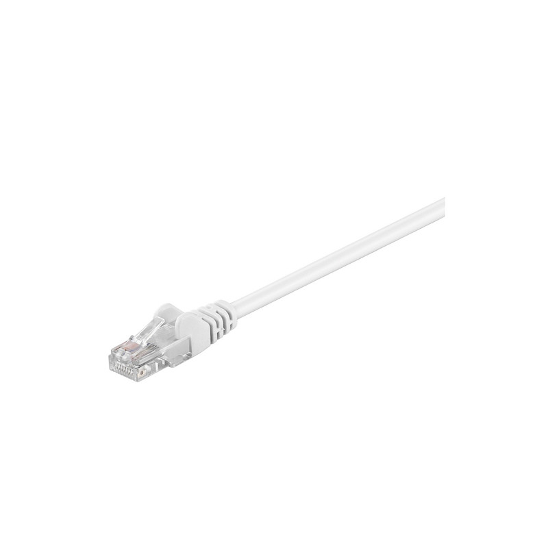 Patch cavo rj45 u/utp cat5e 10,00m white [---]