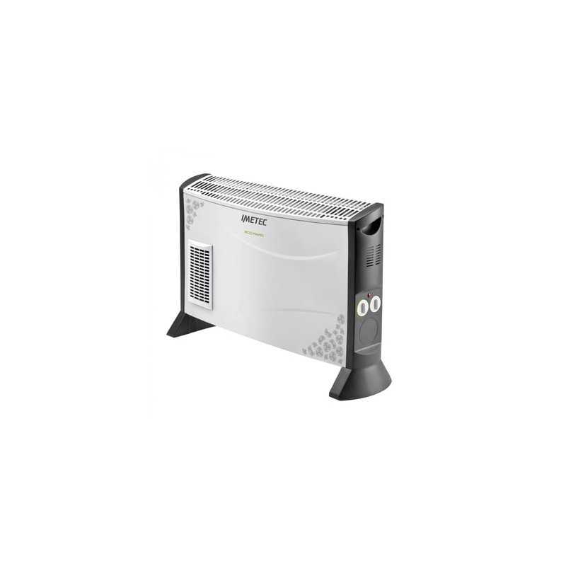 Termoventilatore imetec eco rapid th1-100 grigio/bianco