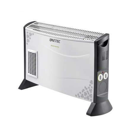 Termoventilatore imetec eco rapid th1-100 grigio/bianco